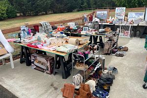 Cross country move yard sale