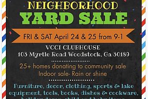 Neighborhood Garage Sale. Victoria Cottage