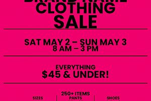 Women’s Brand Name Clothing/Kitchen Sale