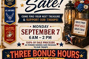 Huge LABOR DAY Garage Sale ESTATE Multi-Family Sale 6am-2pm