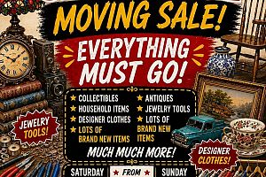 Massive, massive moving sale