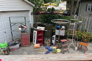 Vintage Driveway Sale MCM, Art Deco, Tools, Industrial, Military, Tools