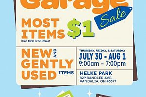 $1.00 YARD SALE in Helke Park, Vandalia