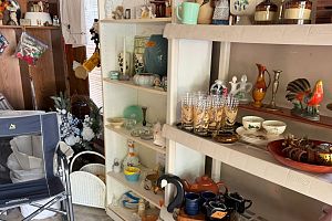 Vintage Garage Sale with Some Contemporary