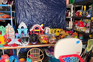 Tons of Toys, Kids clothing, household miscellaneous.