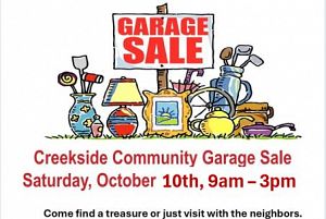 Creekside Viallage HOA's Annual Garage Sale