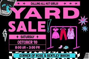 YARD SALE!! 🩷💄🎱🌹⚡️🎀