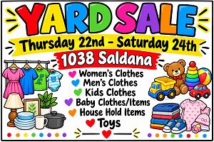 Huge Multi family Yard Sale