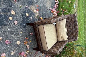 Nice Moving sale- Misc Furniture- Designer clothes-Crystal ware