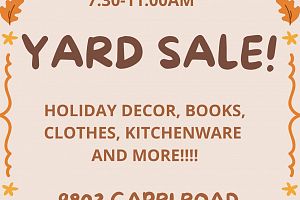Yard Sale off Three Chopt Rd
