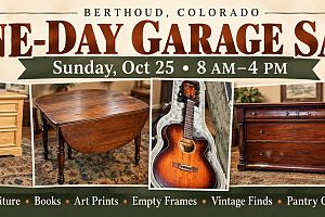 Berthoud One-Day Garage Sale – Antiques, Furniture, Books, Art & More!