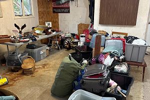 Yard Sale on Halloween