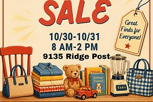 Halloween weekend garage sale