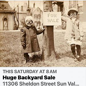 Yard sale photo in Sun Valley, CA