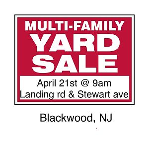 Yard sale photo in Blackwood, NJ