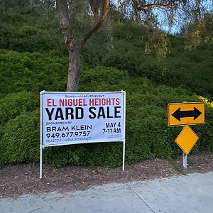 Yard sale photo in Laguna Niguel, CA