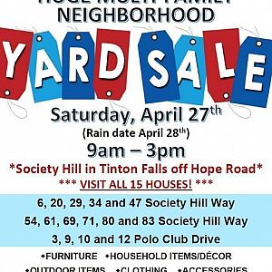 Yard sale photo in Tinton Falls, NJ