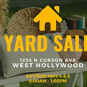 Yard sale photo in West Hollywood, CA