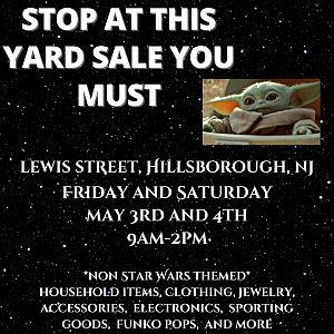 Yard sale photo in Hillsborough, NJ