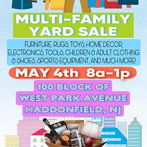 Yard sale photo in Haddonfield, NJ