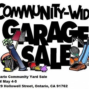 Yard sale photo in Ontario, CA