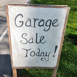 Yard sale photo in Churchville, NY