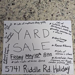 Yard sale photo in Holiday, FL