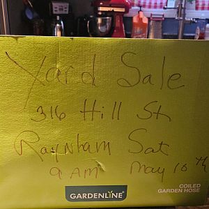 Yard sale photo in Raynham, MA