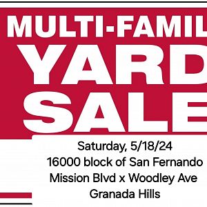 Yard sale photo in Granada Hills, CA