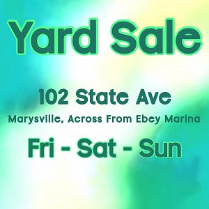 Yard sale photo in Marysville, WA
