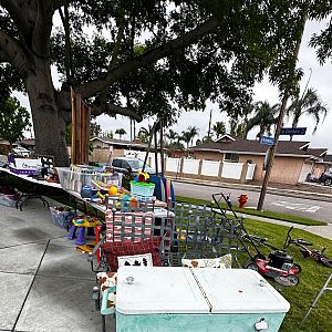 Yard sale photo in Orange, CA