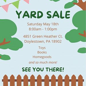 Yard sale photo in Doylestown, PA