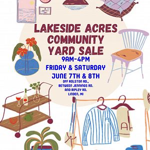 Yard sale photo in Linden, MI