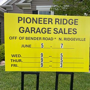 Yard sale photo in North Ridgeville, OH