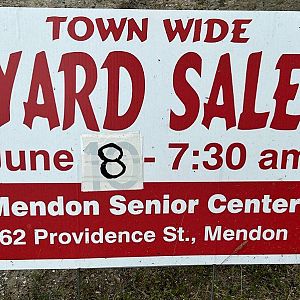 Yard sale photo in Mendon, MA