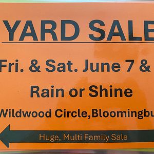 Yard sale photo in Bloomingburg, NY