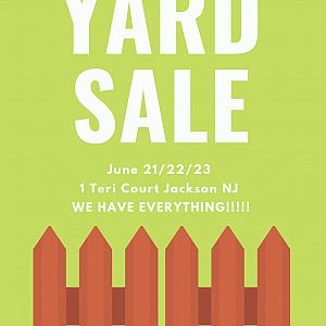Yard sale photo in Jackson, NJ