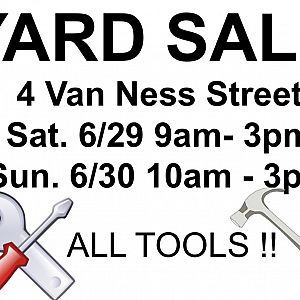 Yard sale photo in Norwalk, CT