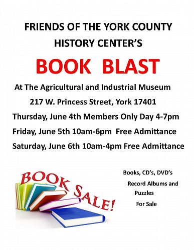 York County History Center Friends Book Sale photo