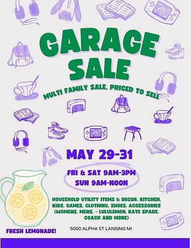Big Multi Family Garage Sale!!!! photo