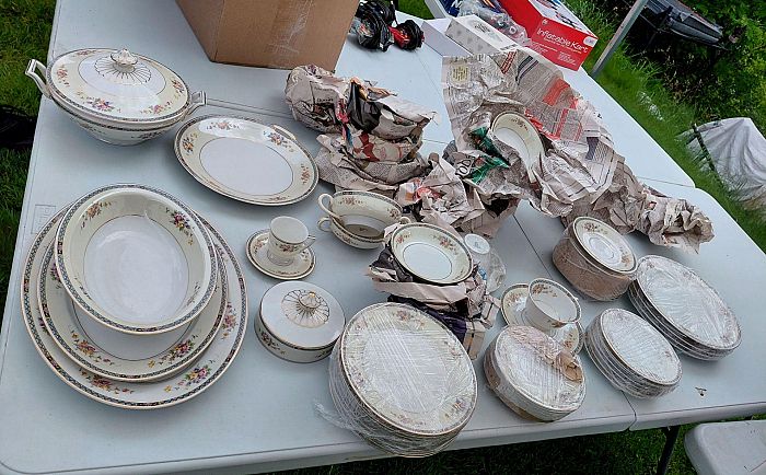 Garage sale, multifamily photo