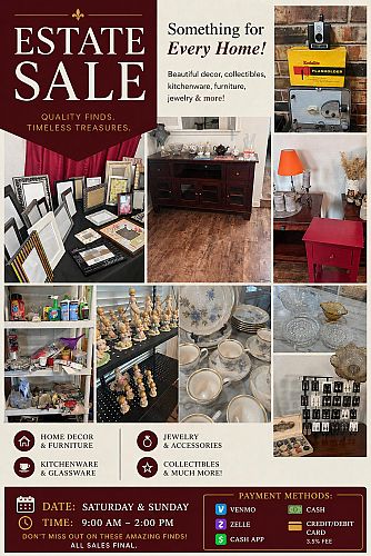Cozy Contemporary Estate Sale – Decor, Collectibles, Kitchenware & More