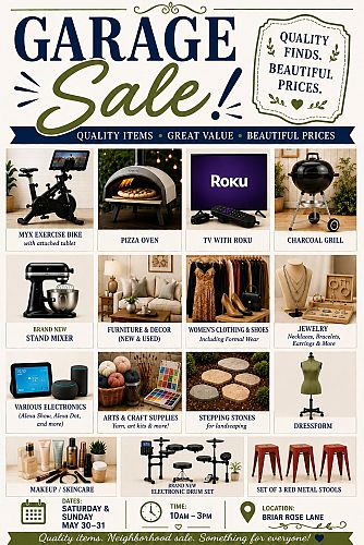 Moving Sale