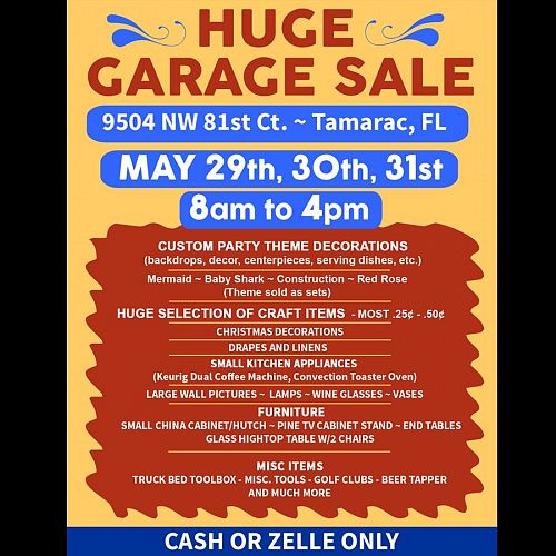 HUGE GARAGE SALE photo