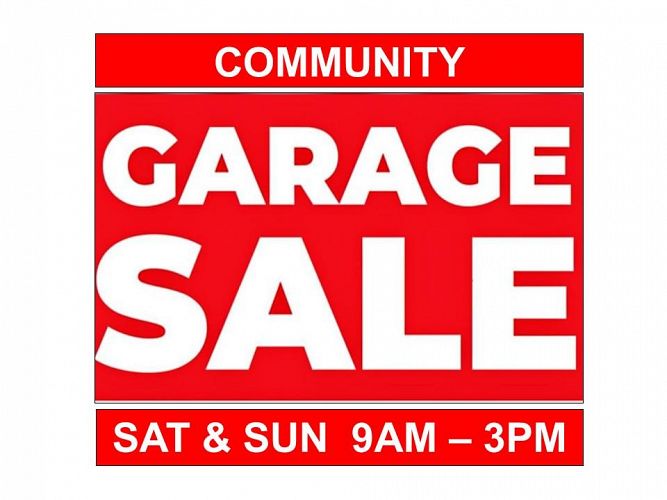 CH@Q COMMUNITY GARAGE SALES