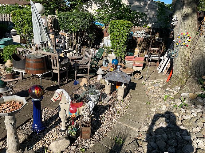 Outdoor Garden and Collectibles Sale