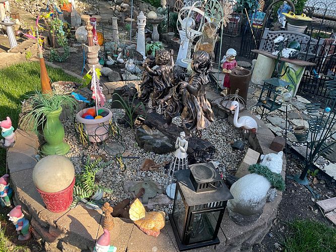 Outdoor Garden and Collectibles Sale photo