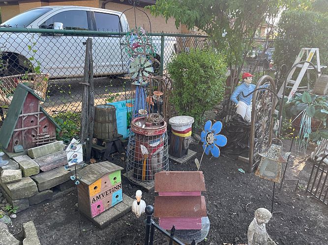 Outdoor Garden and Collectibles Sale photo