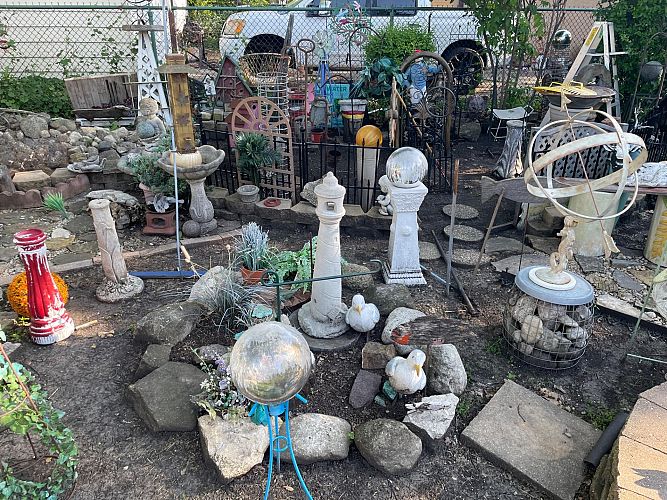 Outdoor Garden and Collectibles Sale photo