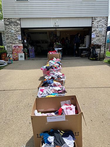 Large garage sale- from multiple families photo